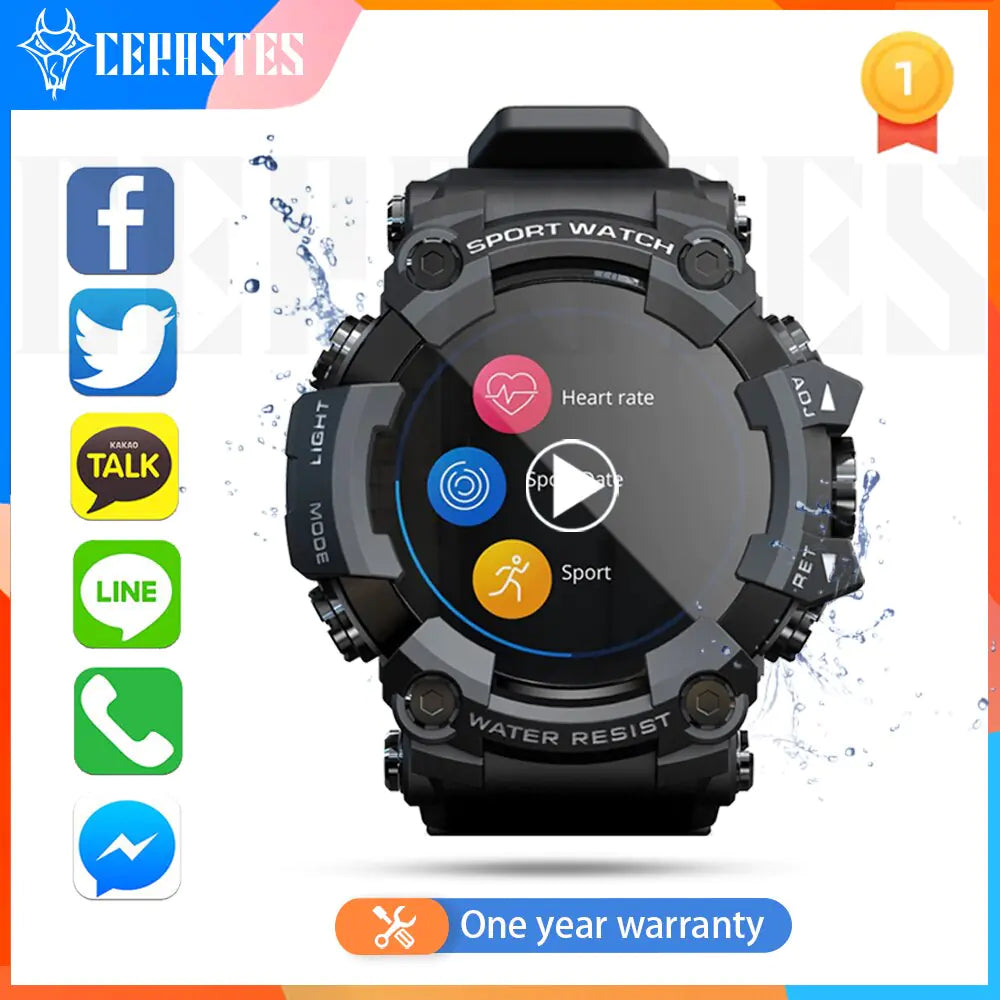 Reloj inteligente con monitor de actividad física